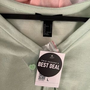 Lime green & pink crop tops